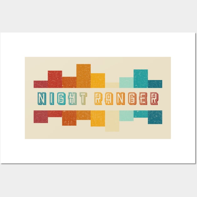 Night Ranger Vintage Distressed Wall Art by MBAH MASEM